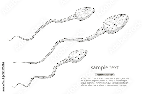 sperm vector icon, abstract icon goal , Competition concept. Innovation and unique way concept.