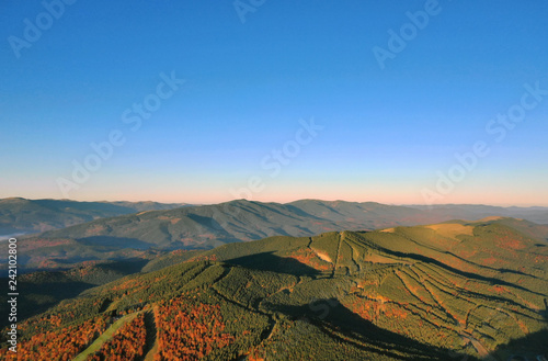 Fototapeta Naklejka Na Ścianę i Meble -  Carpathian mountain sunny landscape