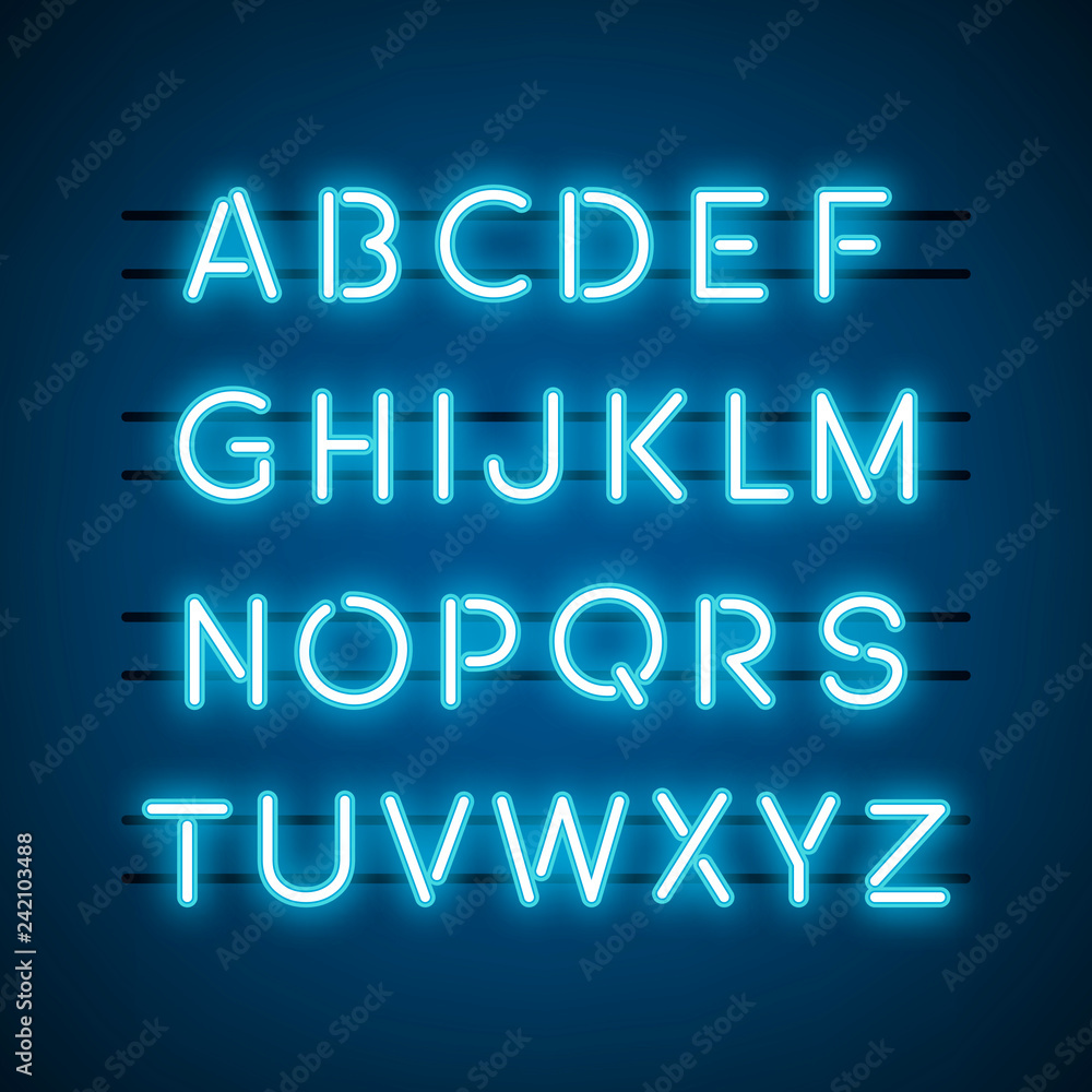 The English Alphabet capital letters vector The English Alphabet capital letters vector