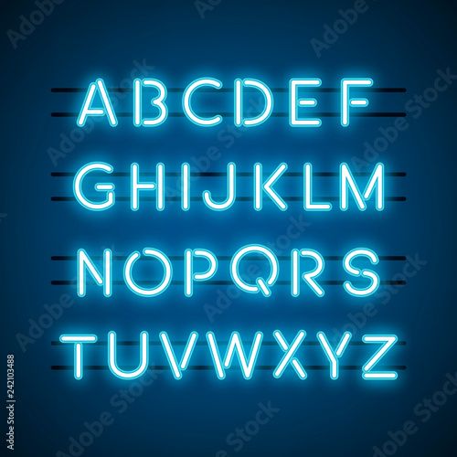 The English Alphabet capital letters vector