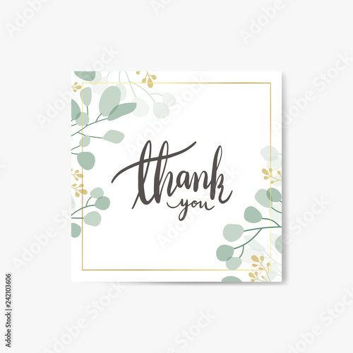 Thank you card