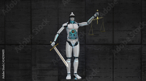 Humanoid Robot Justitia