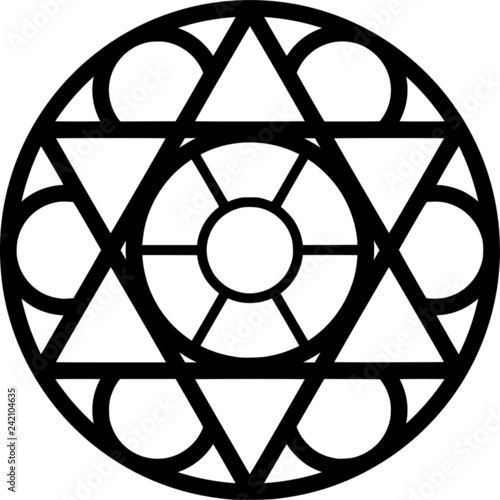 Groningen, Synagoge, Netherlands, rose window