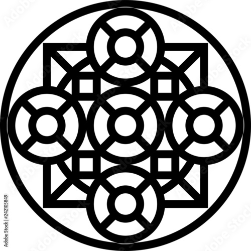 Hénin-Beaumont, France, rose window