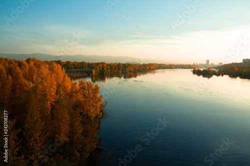 Beautiful Yenisei river