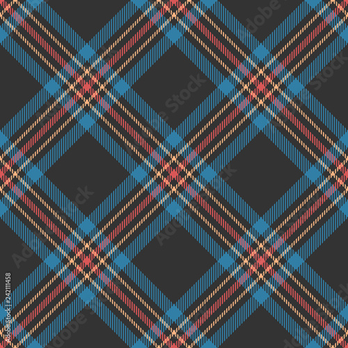 Classic tartan, Merry Christmas seamless patterns.