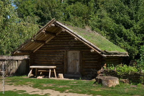 Historical settlement in Biskupin. Poland © Andrey Shevchenko