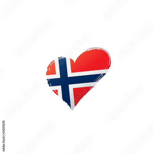 Free Download Norway flag, vector illustration on a white background - GFXLoad