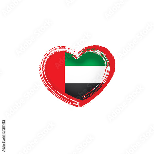 Free Download United Arab Emirates flag, vector illustration on a white background - GFXLoad