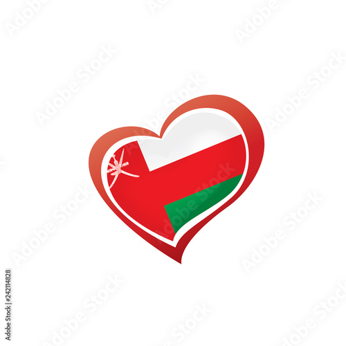 Free Download Oman flag, vector illustration on a white background - GFXLoad