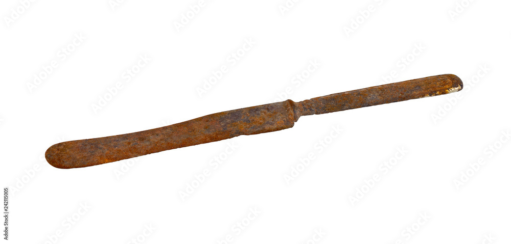 Old rusty ancient knives