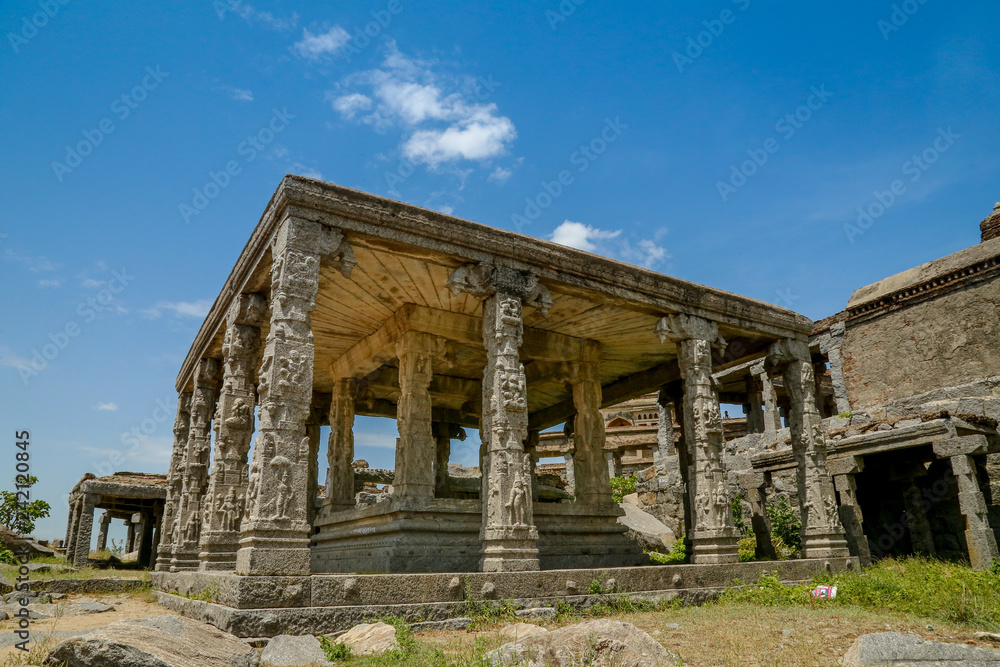 Old sculpture in Tamil Nadu, India