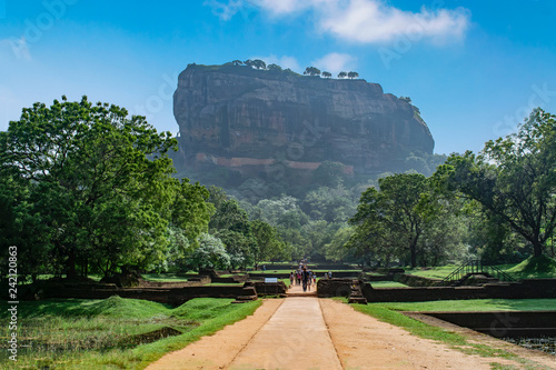 Sigiriya rock or Lion rock, Sri Lanka