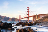 Marshal's beach view point on Golden gate bridge, San Francisco, California.