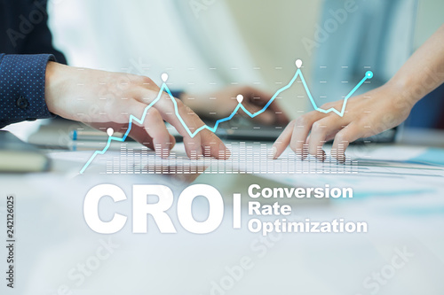 Photography Conversion rate optimization, CRO concept and lead generation.