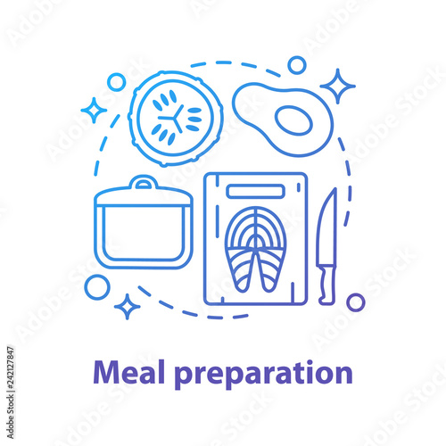 Food preparation concept icon
