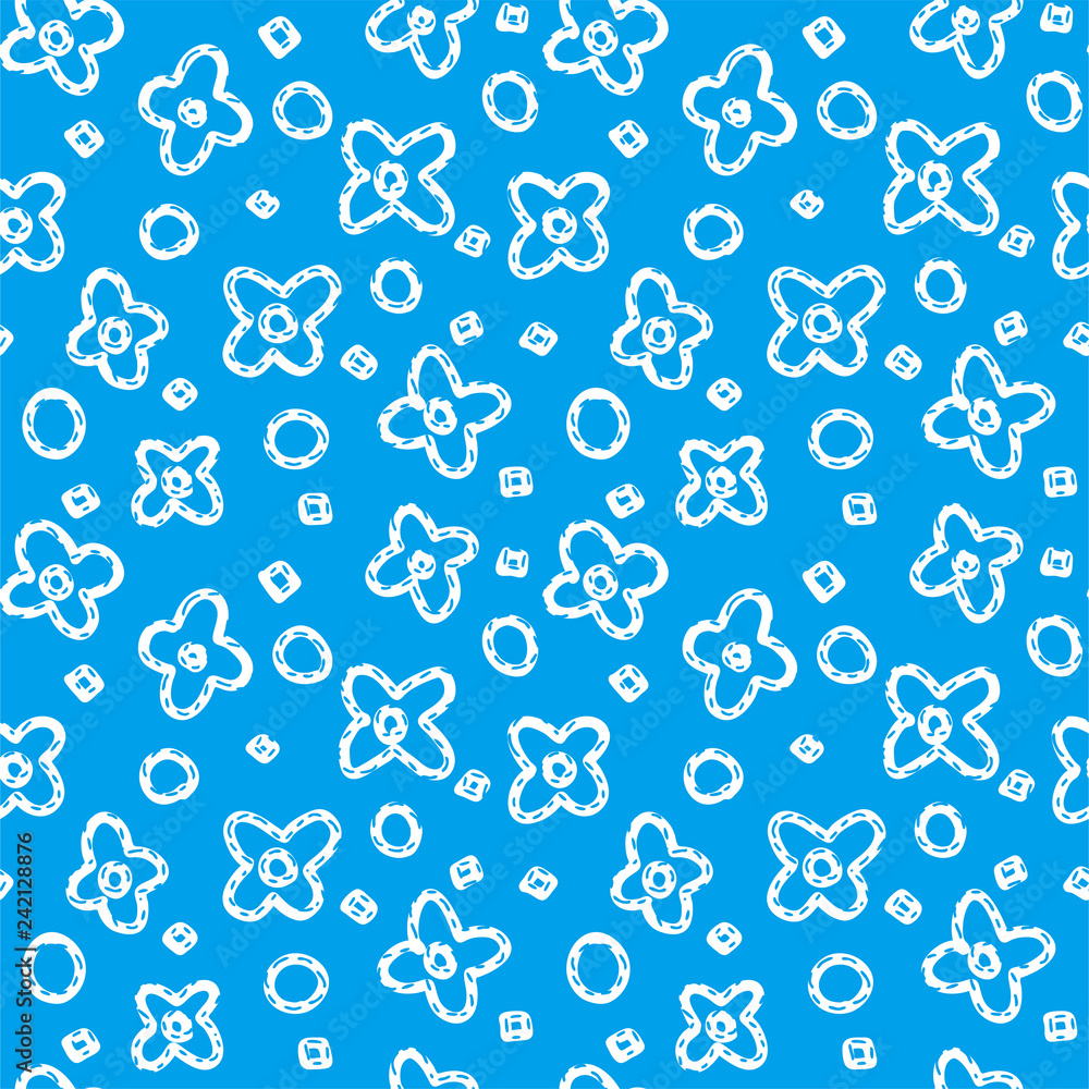 Floral background. Seamless pattern.Vector. 花のパターン Floral background. Seamless pattern.Vector. 花のパターン