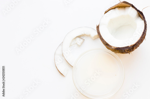 Coconut spa wellness natural skin care concept
