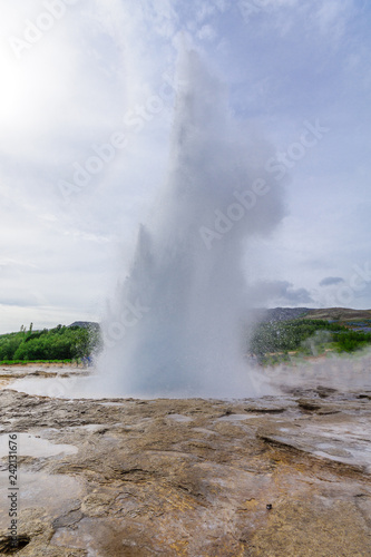 Eruption of the Strokkur geyser