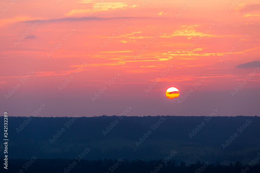 colorful dramatic sky with cloud at sunset. colorful dramatic sky with cloud at sunset.