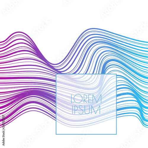 Vector gradient  streak background. 