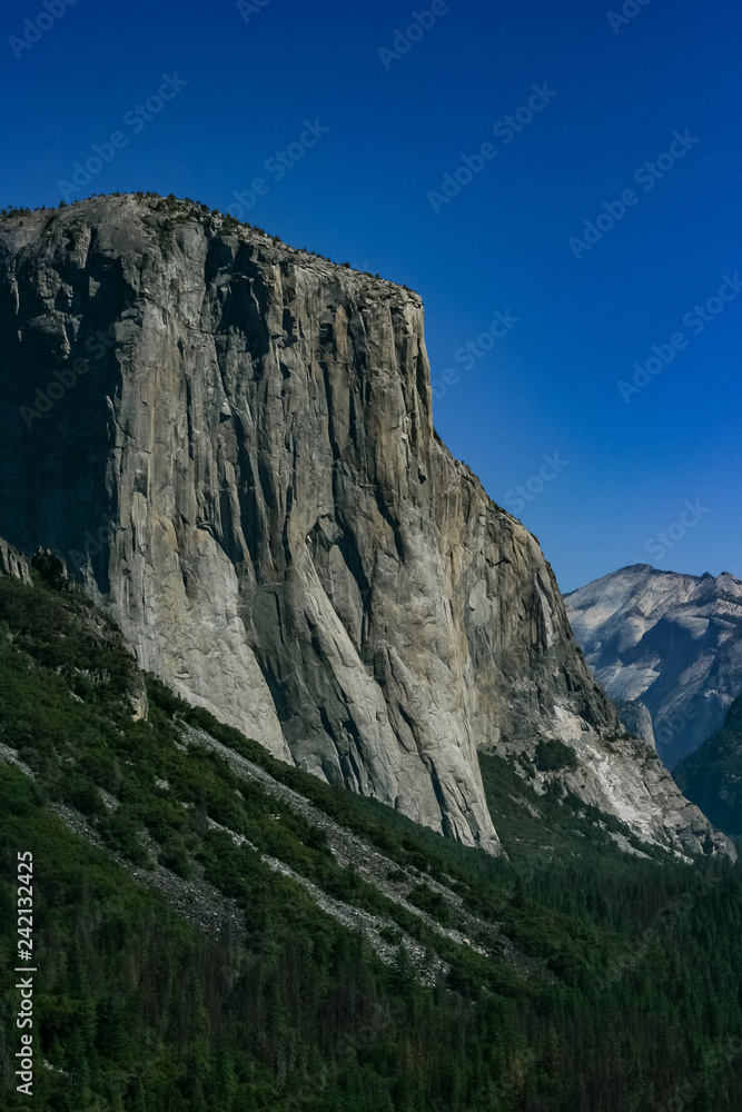 El Capitan in Yosemite from Tunnel View