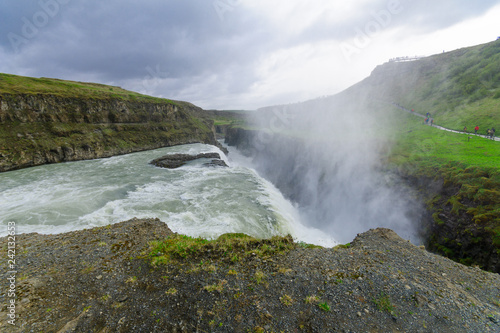 The Gullfoss waterfall