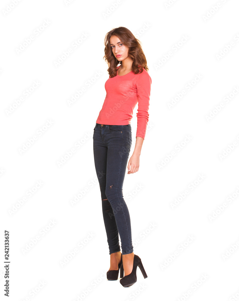 Portrait of beautiful young woman Portrait of beautiful young woman
