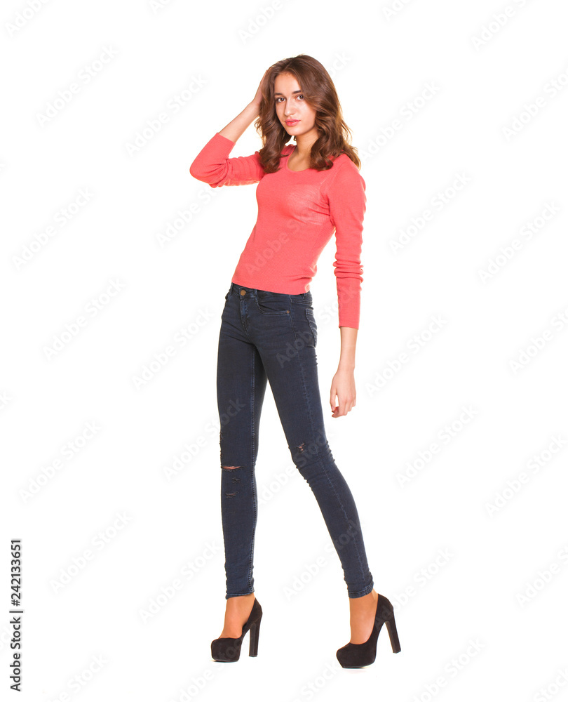 Portrait of beautiful young woman Portrait of beautiful young woman