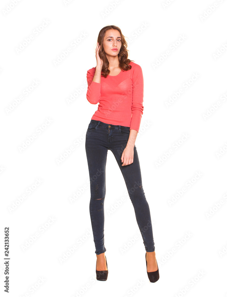 Portrait of beautiful young woman Portrait of beautiful young woman