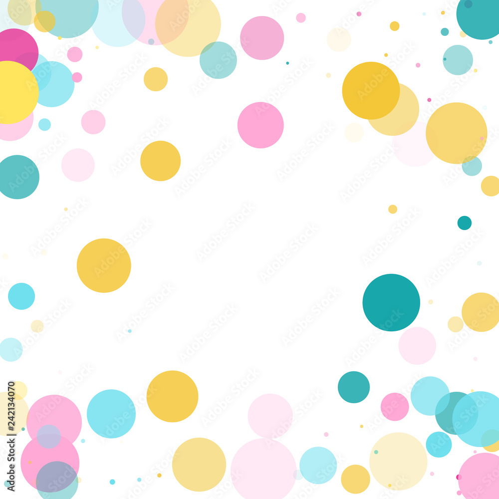 Memphis round confetti festive background Memphis round confetti festive background