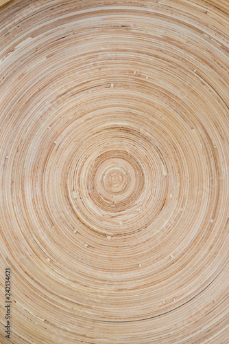 Fototapeta Naklejka Na Ścianę i Meble -  Bamboo rounded with circles surface background