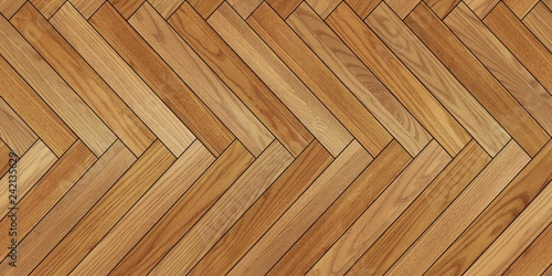 Seamless wood parquet texture horizontal herringbone brown
