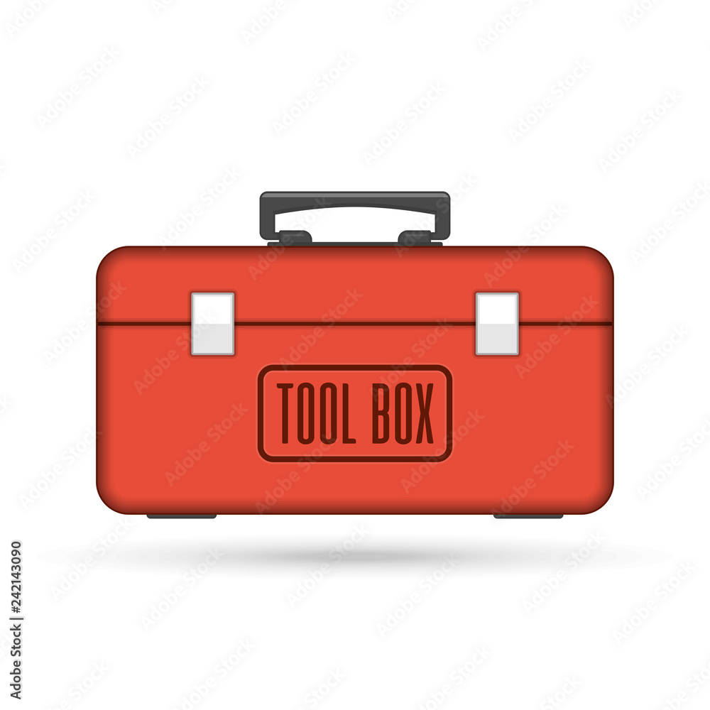 Vector tool box. Vector tool box.
