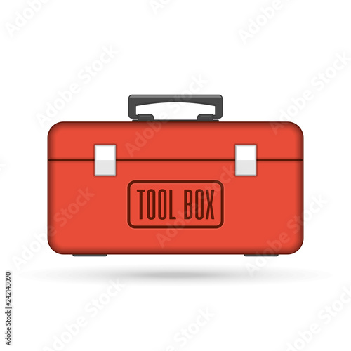Vector tool box.
