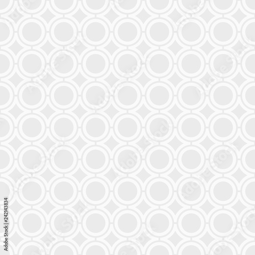 Vector seamless pattern of with smooth rhombuses and circles.