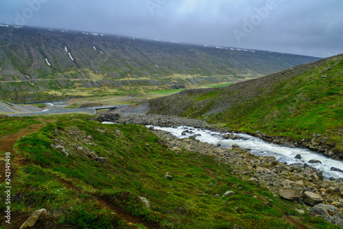 Landscape in east Iceland