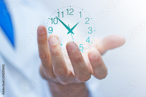 mano, dito, tempo, orologio, orologi