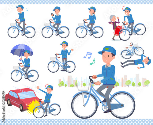 flat type Delivery men_city cycle
