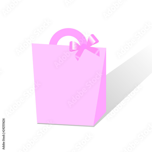 Retail Pink Shopping Bag