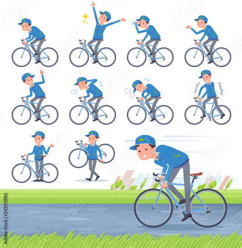 flat type Delivery men_road bike