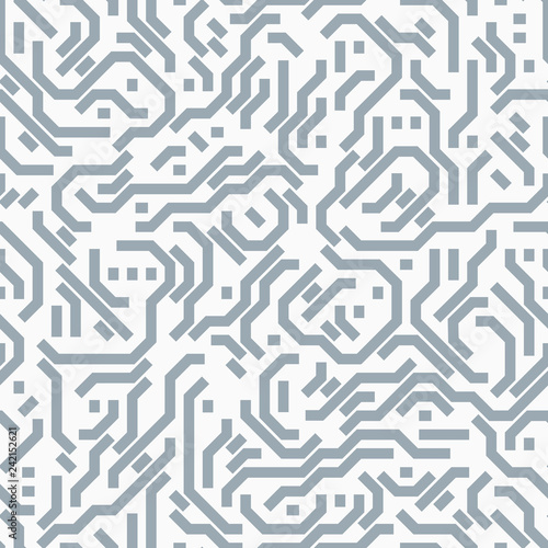 Computer circuit board. Seamless pattern.