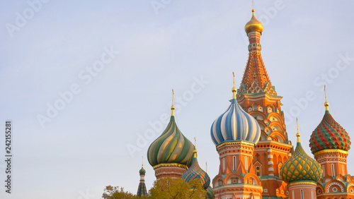 St. Basil's Cathedral in Red Square Moscow Kremlin, Russia