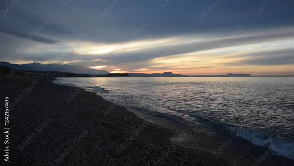 Abend bei Rethymnon, Kreta Abend bei Rethymnon, Kreta