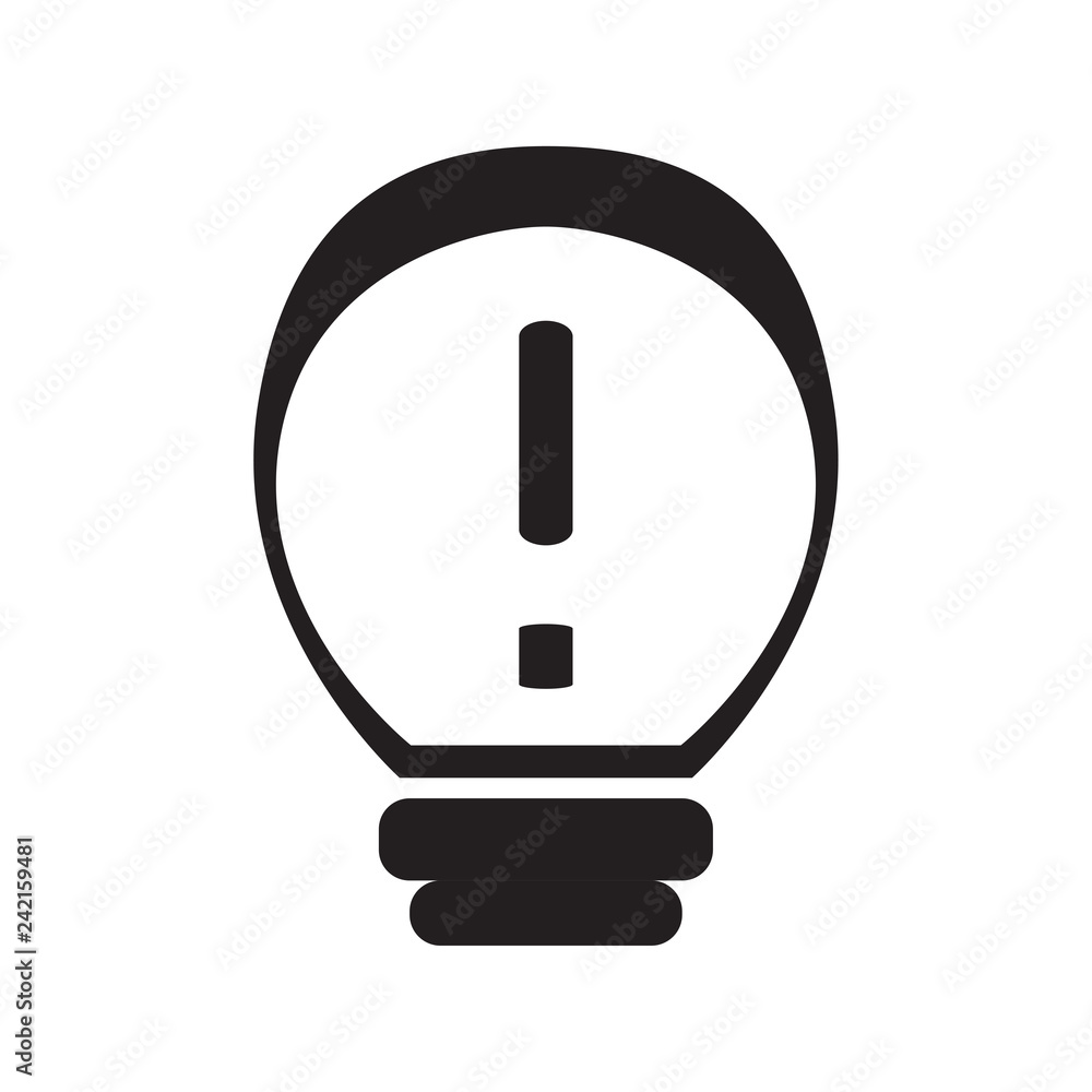 isolated abstract lightbulb concept. Vector illustration design isolated abstract lightbulb concept. Vector illustration design