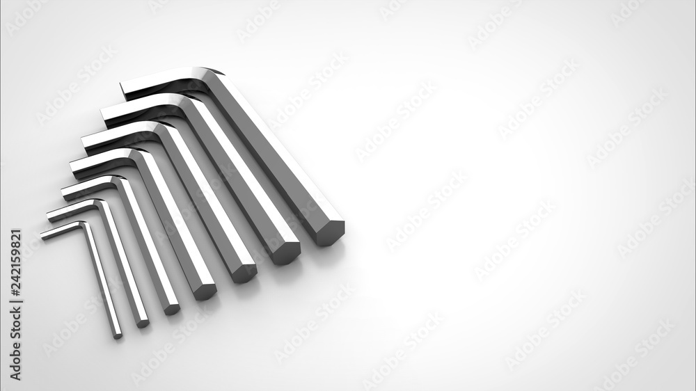 六角レンチ セット ひだり Stock イラスト Adobe Stock
