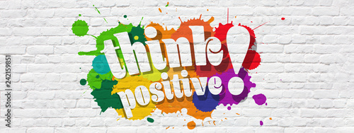 Fotografie Think positive