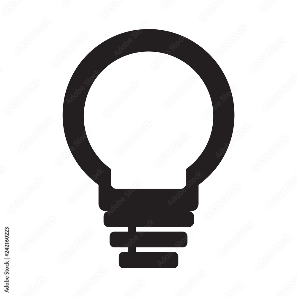 isolated abstract lightbulb concept. Vector illustration design isolated abstract lightbulb concept. Vector illustration design