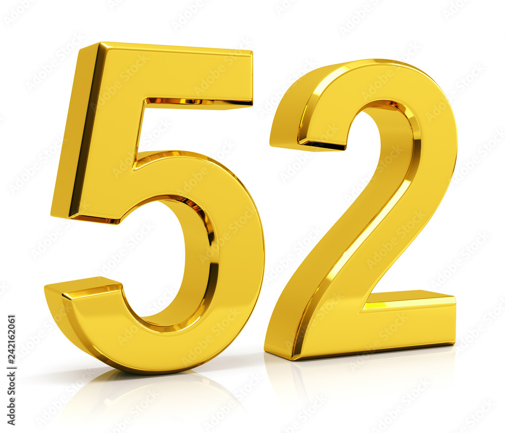 Number 52 Number 52
