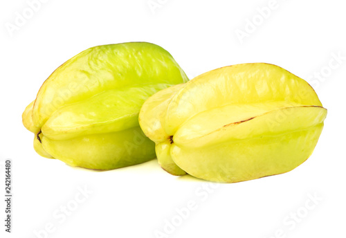Two carambola fruits